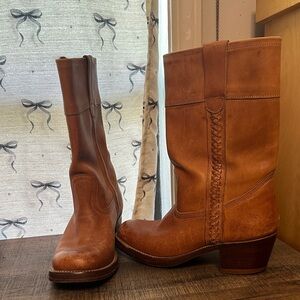 Brown Leather Women's Campus Boots